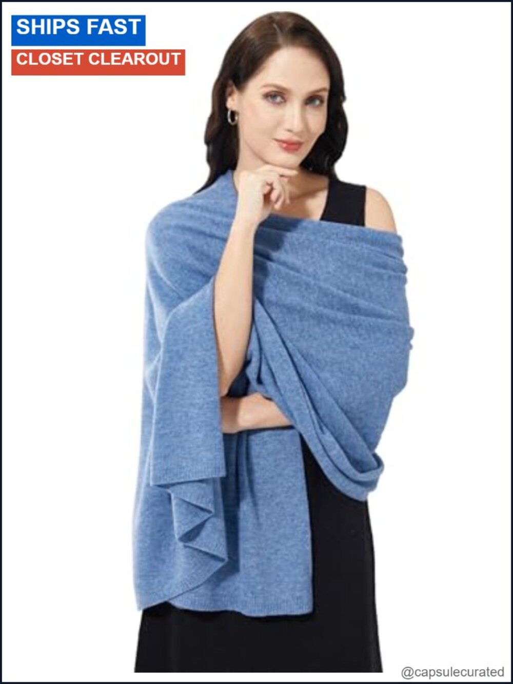 Luxury Cashmere Blend Wrap Shawl Stole Women Travel Pashmina Extra Large
